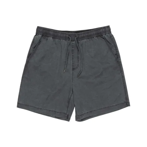 Quiksilver Темно-серые Мужские Повседневные Шорты