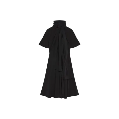 GIVENCHY FW24 Короткое платье с короткими рукавами женское черное