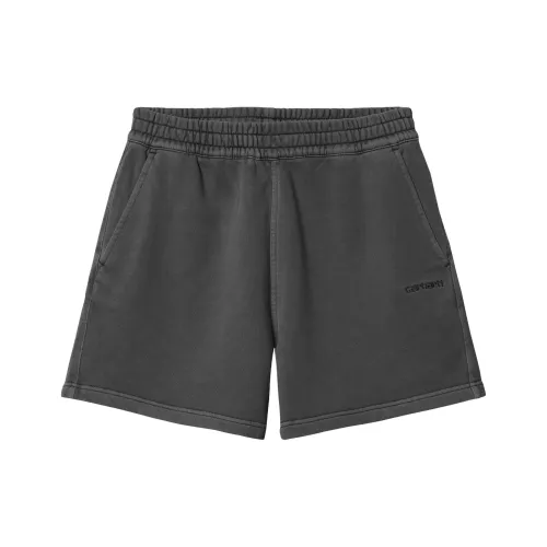 Carhartt WIP SS24 W' Duster Script Sweat Short Casual Shorts Women's Charcoal