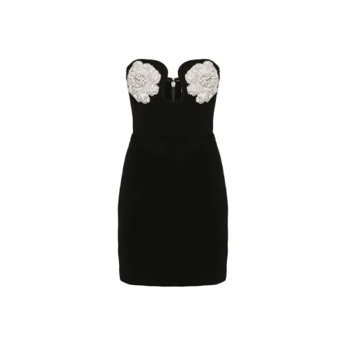 REBECCA VALLANCE SS24 Sleeveless Dress Women's Black REBECCA VALLANCE SS24 Без рукавов Платье Женское Черное