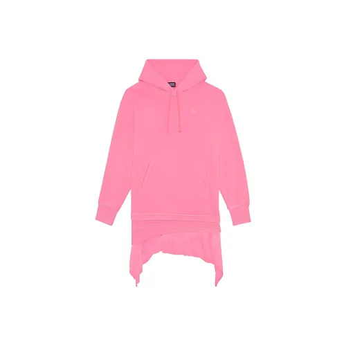 DIESEL SS23 Розовый Женские Длинные Платья с Рукавами