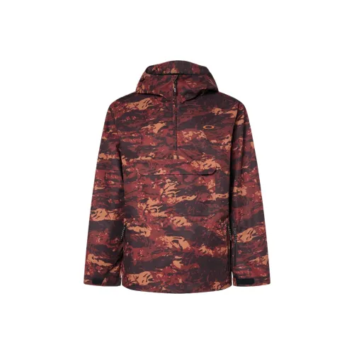 Oakley SKI Топ Мужской Камуфляжный Красный