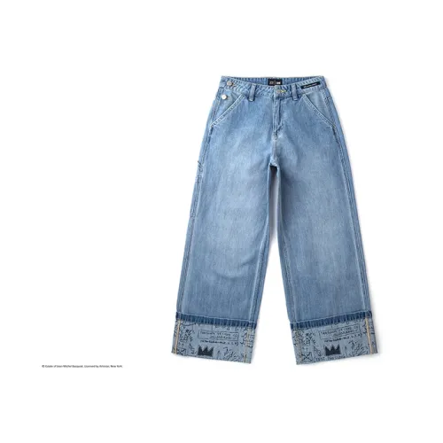 Lee Средне-голубые Женские Джинсы