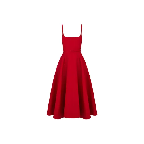 DIOR Женские Слиплатья Красного Цвета