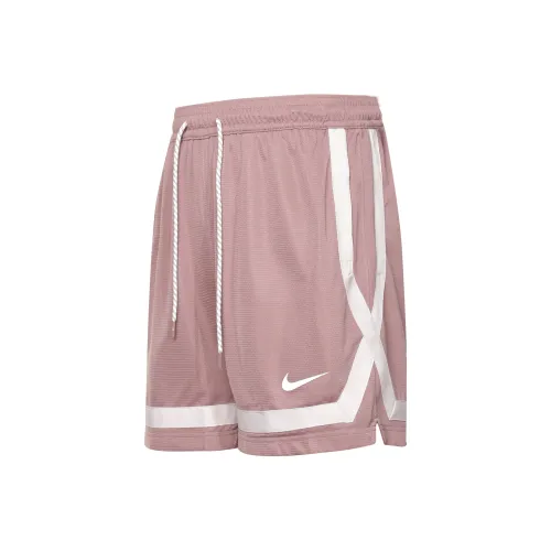 NIKE Дымчатый фиолетовый Красный Женские Повседневные шорты