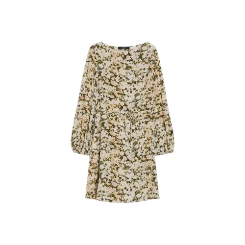 WEEKEND MaxMara Многоцветные Женские Длинные Платья с Рукавами