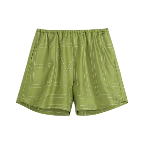 TOTEME FW24 Повседневные шорты Женские Лавровый зеленый