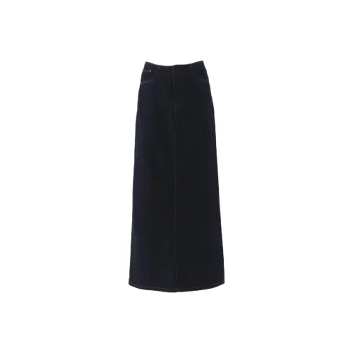 ZAZN Синие Женские Джинсовые Длинные Юбки