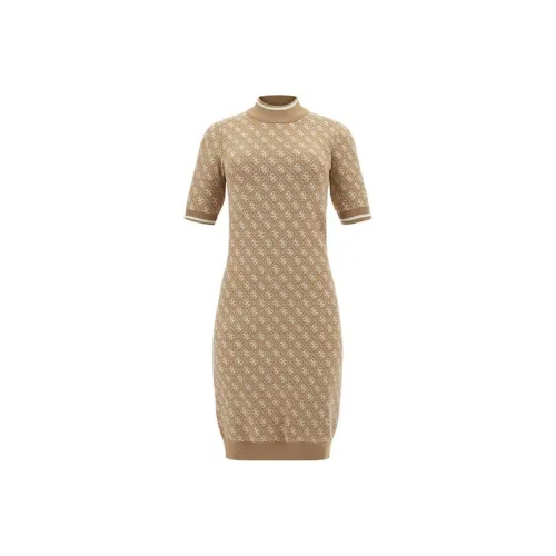 GUESS Короткий рукав Платье Женское Хаки
