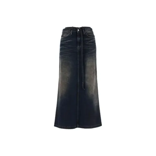 Acne Studios Denim Long Skirt Women's Blue