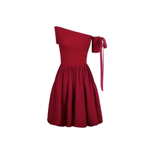 FINDSME GAGA Короткий рукав Платье Женское