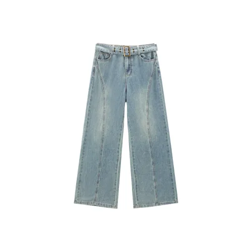 LEDIN Джинсовый синий Женские джинсы