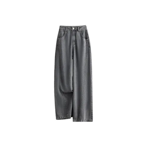 IHIMI Серые Женские Джинсы