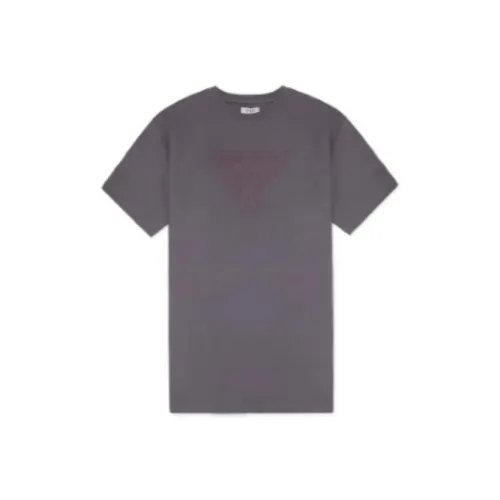 GUESS Фиолетово-серый Женские Платья с Коротким Рукавом