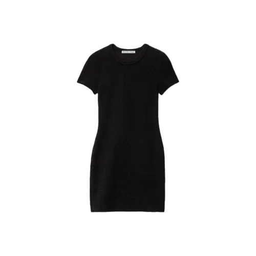 Alexander Wang Короткий рукав Платье Женское Черное