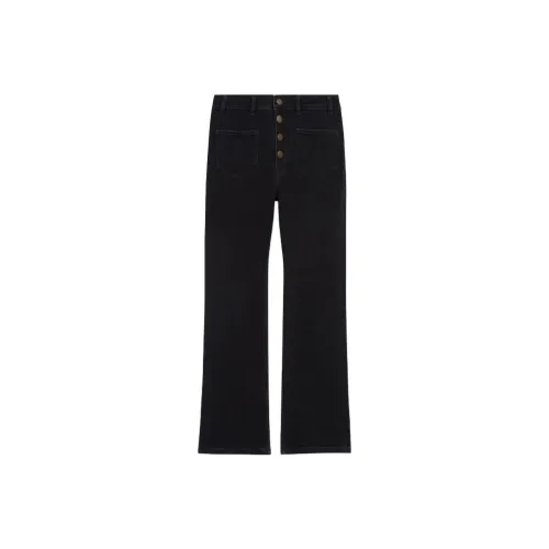 Maje Женские джинсы черного цвета