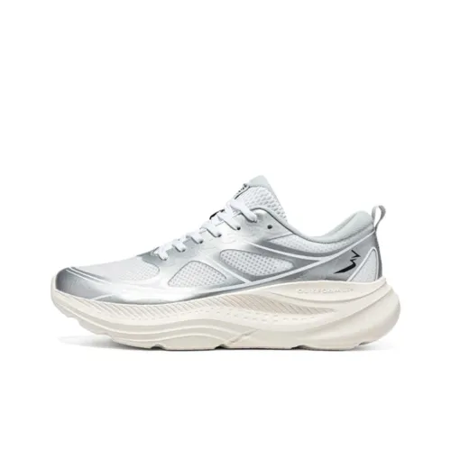 361° Противоскользящий устойчивый к истиранию низкий топ повседневная обувь для бега мужская серебряная