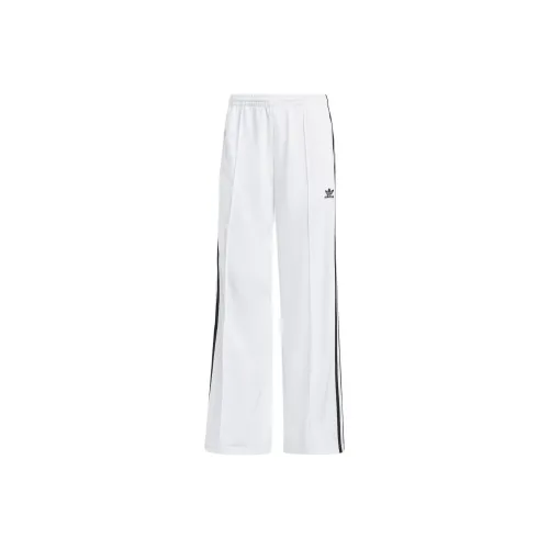 Adidas Originals ADICOLOR FIREBIRD Loose Track Pants Вязаные тренировочные брюки Женские Белые