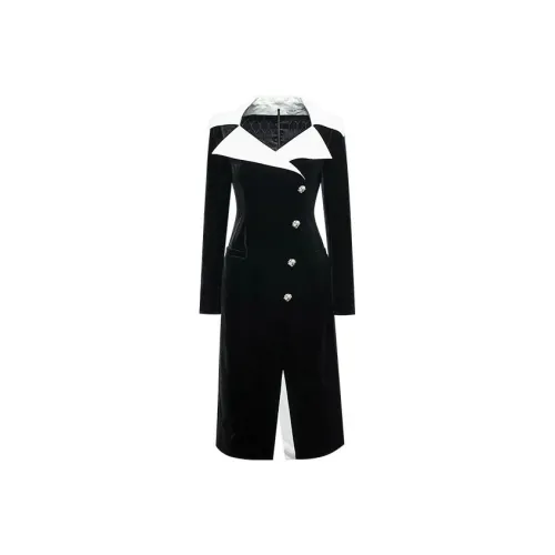 Yesby Yesir Black Женские Длинные Платья с Рукавами