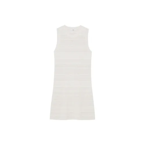 d'zzit Без рукавов Платье Женское Белое
