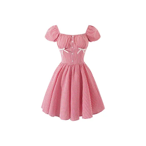 ZWTX STUDIO Короткое платье с короткими рукавами женское