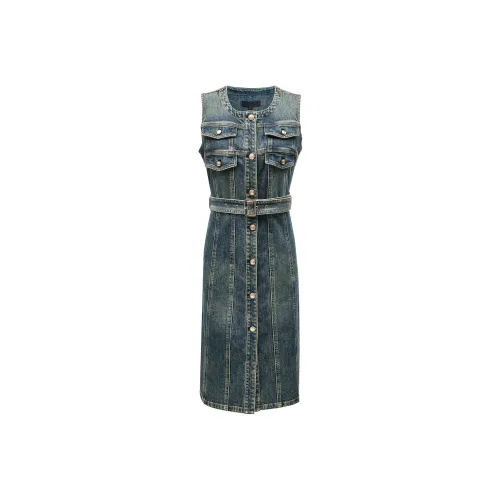 Only J35 Винтаж Деним 390 Женские Джинсовые Длинные Юбки