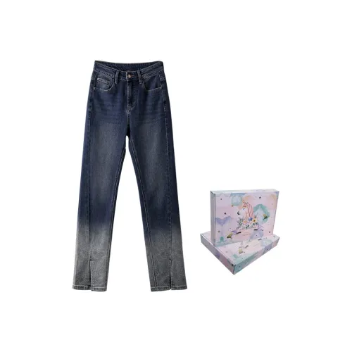 ANNECHEN Женские Джинсы