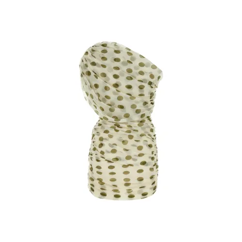 SAINT LAURENT SS24 Sleeveless Dress Women's Green SAINT LAURENT SS24 Без рукавов Платье Женское Зеленое