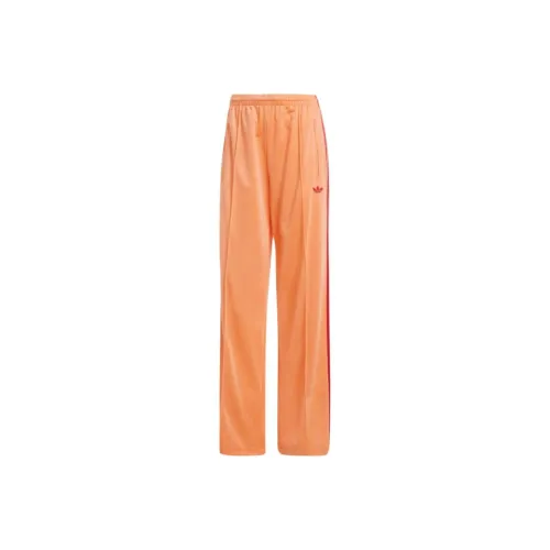 Adidas Originals Вязаные тренировочные штаны женские цвет оранжевый