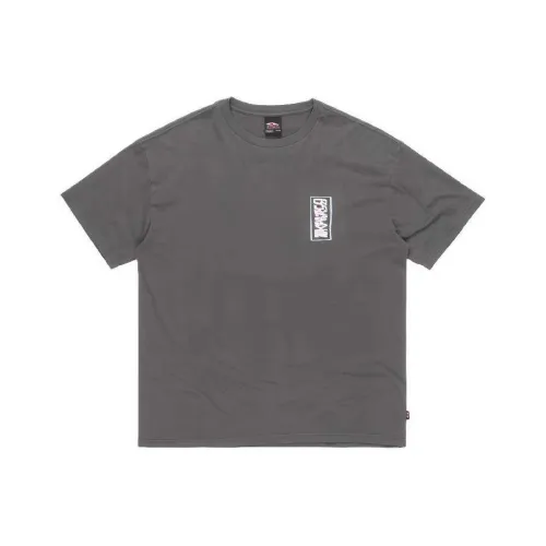Quiksilver Серый KRP0 Мужская T-Рубашка