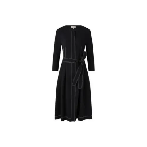 Ports 1961 Black Женские Длинные Рукава Платья