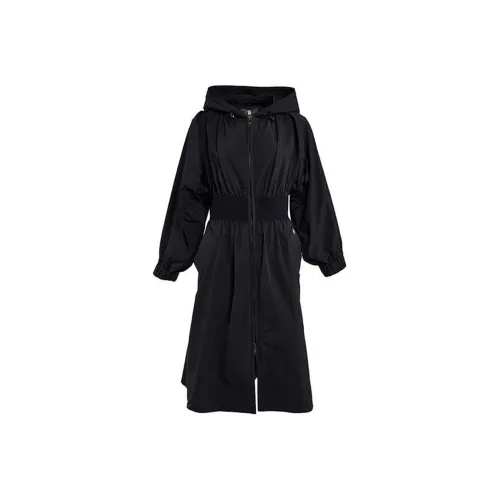 BESIONIA SS24 Длинное платье с длинным рукавом женское черное