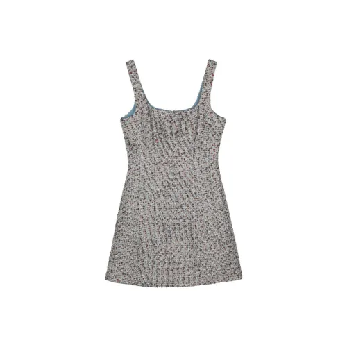 VERONICA BEARD Без рукавов Платье Женское Серебристое