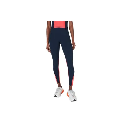 Sweaty Betty Кораллово-розовый/Морской синий Женские Вязаные Тренировочные Брюки