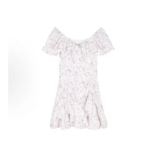 COVT Короткий рукав Платье Женское Цветочное платье