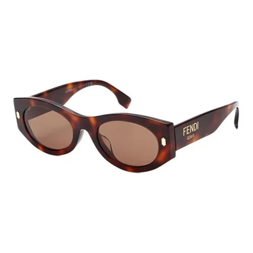 FENDI OVAL SUNGLASSES Женские Красный