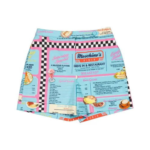 MOSCHINO Повседневные шорты женские синий
