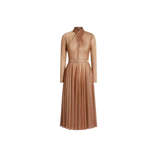 SCANLAN THEODORE Tinsel Платье Длинное с длинными рукавами Женское Тинт Розовый Светло-розовый