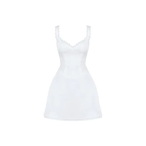 HOUSE OF CB Tilly Slip Платье Женское Белый White