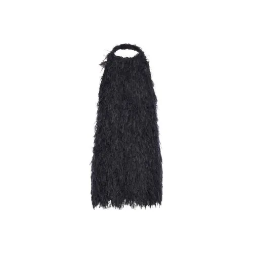 DRIES VAN NOTEN Черные Женские Платья без рукавов