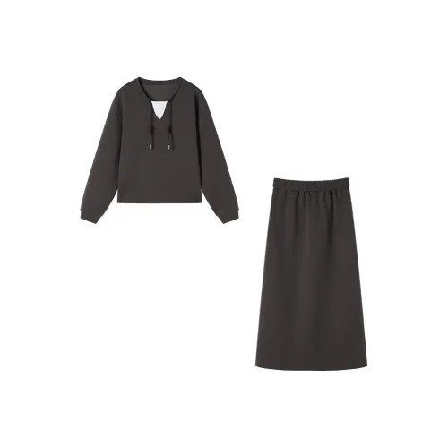 Still Quiet Комплект Толстовка Женская Серый