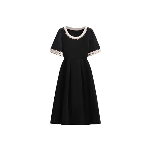GUAILILUOLI Короткий рукав Платье Женское