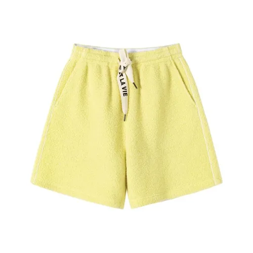 URLAZH Повседневные шорты женские светло-желтые