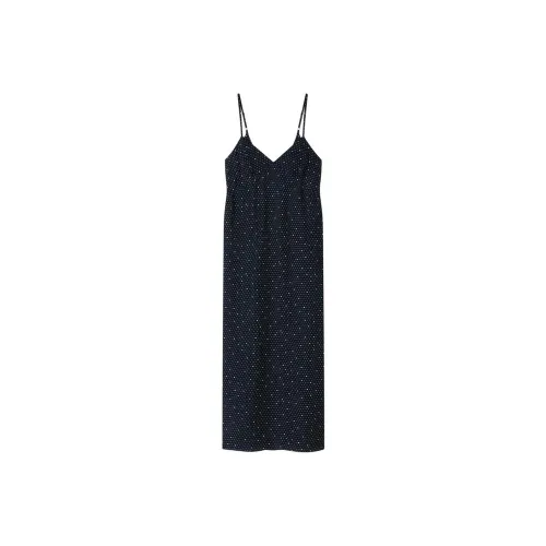 A.P.C FW24 Slip Платье Женское Темно-синий