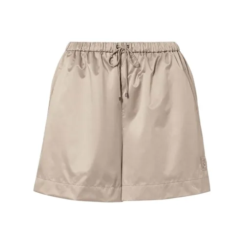 FENDI SS25 Повседневные шорты Женские Коричневый