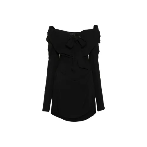 Vivienne Westwood Black Женские Длинные Рукава Платья