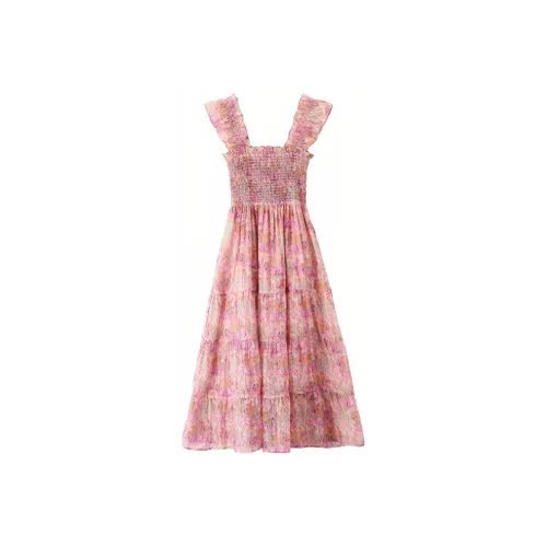 Mapping Без рукавов Платье Женское Розовое