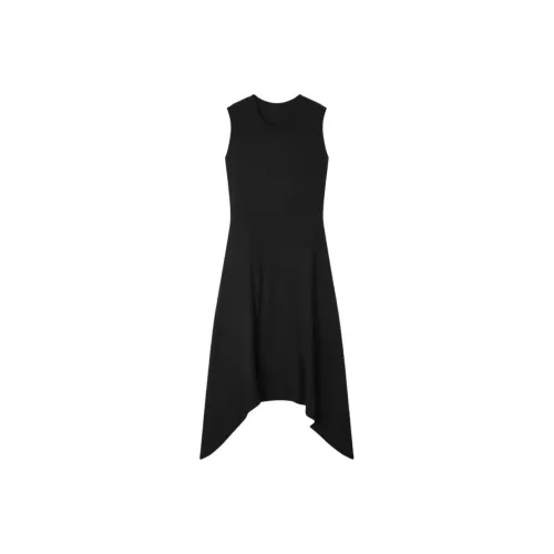 EICHITOO Без рукавов Платье Женское Черное