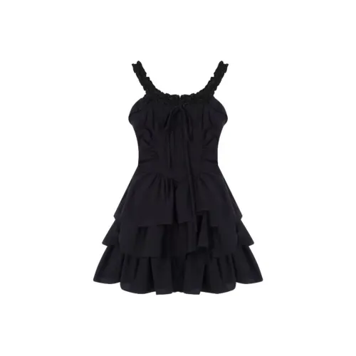 CPAURA Slip Платье Женское Черное