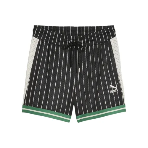 PUMA T7 Женские Сетка Шорты Повседневные шорты Женские Черный